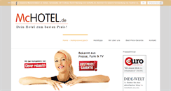 Desktop Screenshot of mchotel.de