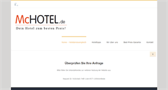 Desktop Screenshot of hotelpreisvergleich.mchotel.de